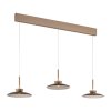 Paul Neuhaus lights Moon pendant light LED bronze, 6-light sources