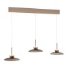 Paul Neuhaus lights Moon pendant light LED bronze, 6-light sources
