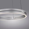 Paul Neuhaus lights E-Loop pendant light LED silver, 2-light sources, Remote control