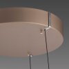 Paul Neuhaus lights E-Clipse pendant light LED bronze, 2-light sources, Remote control