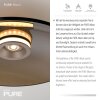 Paul Neuhaus lights Moon ceiling light LED bronze, 2-light sources