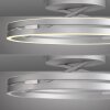 Paul Neuhaus lights Loop ceiling light LED silver, 2-light sources, Remote control