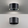Paul Neuhaus lights Clipse wall light LED grey, 2-light sources