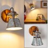 BERKELEY Wall Light dark brown, galvanized, 1-light source
