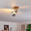 BERKELEY Ceiling Light dark brown, galvanized, 1-light source