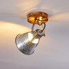 BERKELEY Ceiling Light dark brown, galvanized, 1-light source