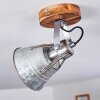 BERKELEY Ceiling Light dark brown, galvanized, 1-light source