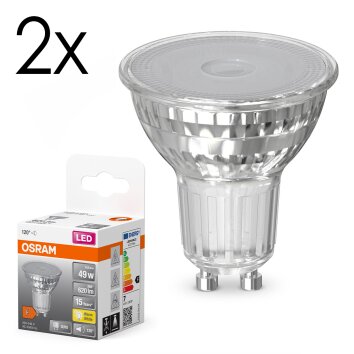 Osram lights GU10 6.5 Watt warm white 620 Lumen