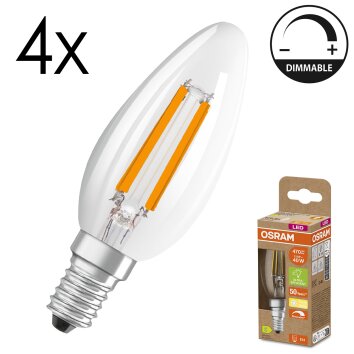 Osram lights E14 LED 2.9 Watt warm white dimmable 470 Lumen