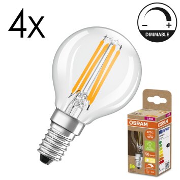 Osram lights E14 LED 2.9 Watt warm white dimmable 470 Lumen