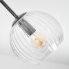 Koyoto ceiling light, globe light 52 cm clear, 5-light sources