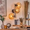 Ripoll globe light, wall light Amber, 3-light sources