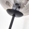 Ripoll globe light, floor lamp Smoke-coloured, 3-light sources