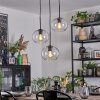 Apedo hanging light, pendant light, Cluster pendant lamp clear, 3-light sources