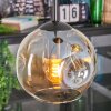 Ripoll hanging light, globe light, Cluster pendant lamp Amber, 3-light sources