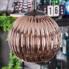 Koyoto hanging light, globe light, Cluster pendant lamp coppery, 4-light sources
