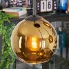 Koyoto hanging light, globe light, Cluster pendant lamp gold, 4-light sources