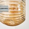 Ripoll globe light, wall light Amber, clear, Smoke-coloured, 3-light sources