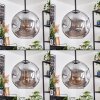 Ripoll hanging light, globe light, Cluster pendant lamp Smoke-coloured, 3-light sources