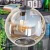 Koyoto hanging light, globe light, Cluster pendant lamp Amber, clear, 3-light sources