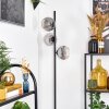 Ripoll floor lamp clear, Smoke-coloured, 3-light sources