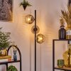 Ripoll floor lamp clear, Smoke-coloured, 3-light sources