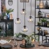 Koyoto hanging light, globe light, Cluster pendant lamp clear, 4-light sources