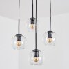 Koyoto hanging light, globe light, Cluster pendant lamp clear, 4-light sources