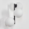 Gastor globe light, wall light white, 3-light sources