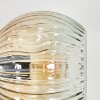 Ripoll globe light, wall light Amber, clear, 3-light sources