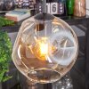 Ripoll hanging light, globe light, Cluster pendant lamp Amber, clear, 3-light sources