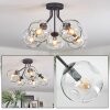Ripoll ceiling light, globe light clear, 5-light sources