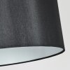 Soungou floor lamp, Arch lamps matt nickel, black, 1-light source, Fabric shade
