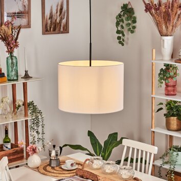 Bassagoda hanging light, pendant light white, 1-light source