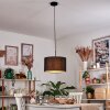 Bassagoda hanging light, pendant light black, white, 1-light source