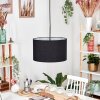 Bassagoda hanging light, pendant light black, white, 1-light source
