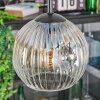 Ripoll hanging light, globe light, Cluster pendant lamp Amber, clear, 3-light sources
