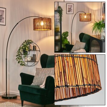 Cando floor lamp, Arch lamps chrome, black, 1-light source