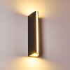Outdoor Wall Light Rotterdamm LED black, 1-light source