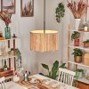 Bongal hanging light, pendant light brown, Ecru, 1-light source