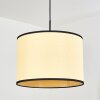 Chellas hanging light, pendant light Ecru, black, 1-light source