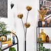 Ripoll globe light, floor lamp gold, clear, 3-light sources