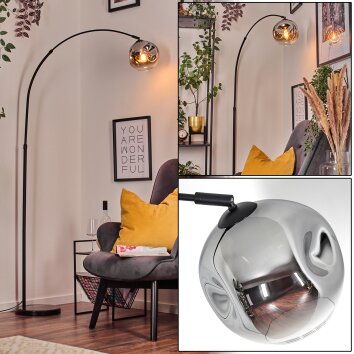 Ripoll floor lamp, Arch lamps black, 1-light source