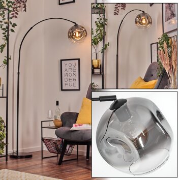 Ripoll floor lamp, Arch lamps black, 1-light source