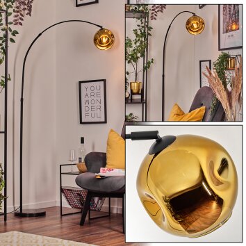 Ripoll floor lamp, Arch lamps black, 1-light source