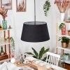 Bassagoda hanging light, pendant light black, white, 1-light source