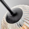 Ripoll ceiling light, globe light Amber, clear, Smoke-coloured, 5-light sources