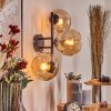 Koyoto globe light, wall light Amber, 3-light sources