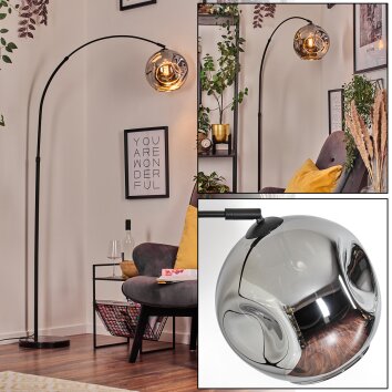 Ripoll floor lamp, Arch lamps black, 1-light source