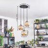 Koyoto hanging light, globe light, Cluster pendant lamp 30 cm Amber, 3-light sources